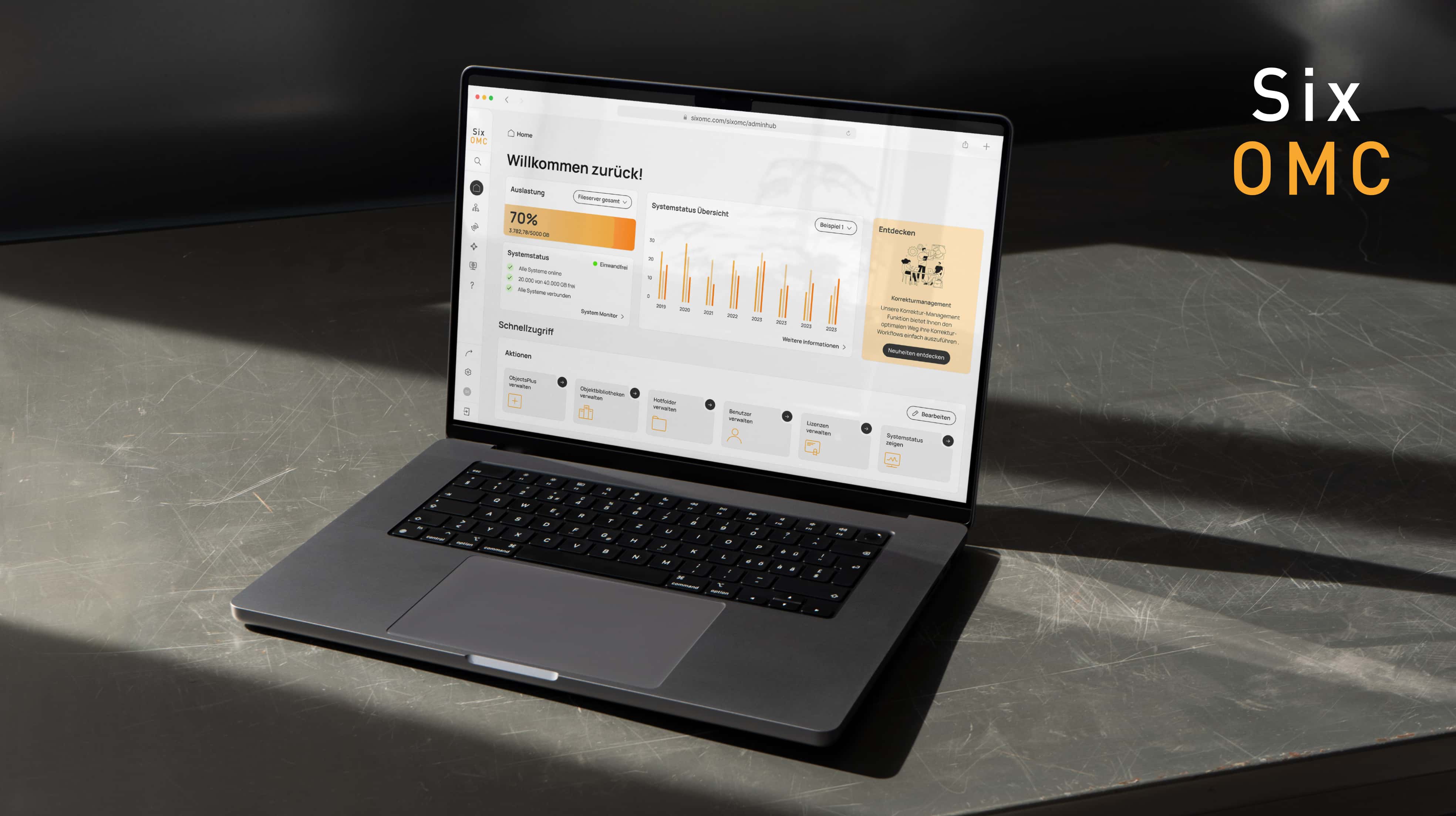 six omc admin hub image 