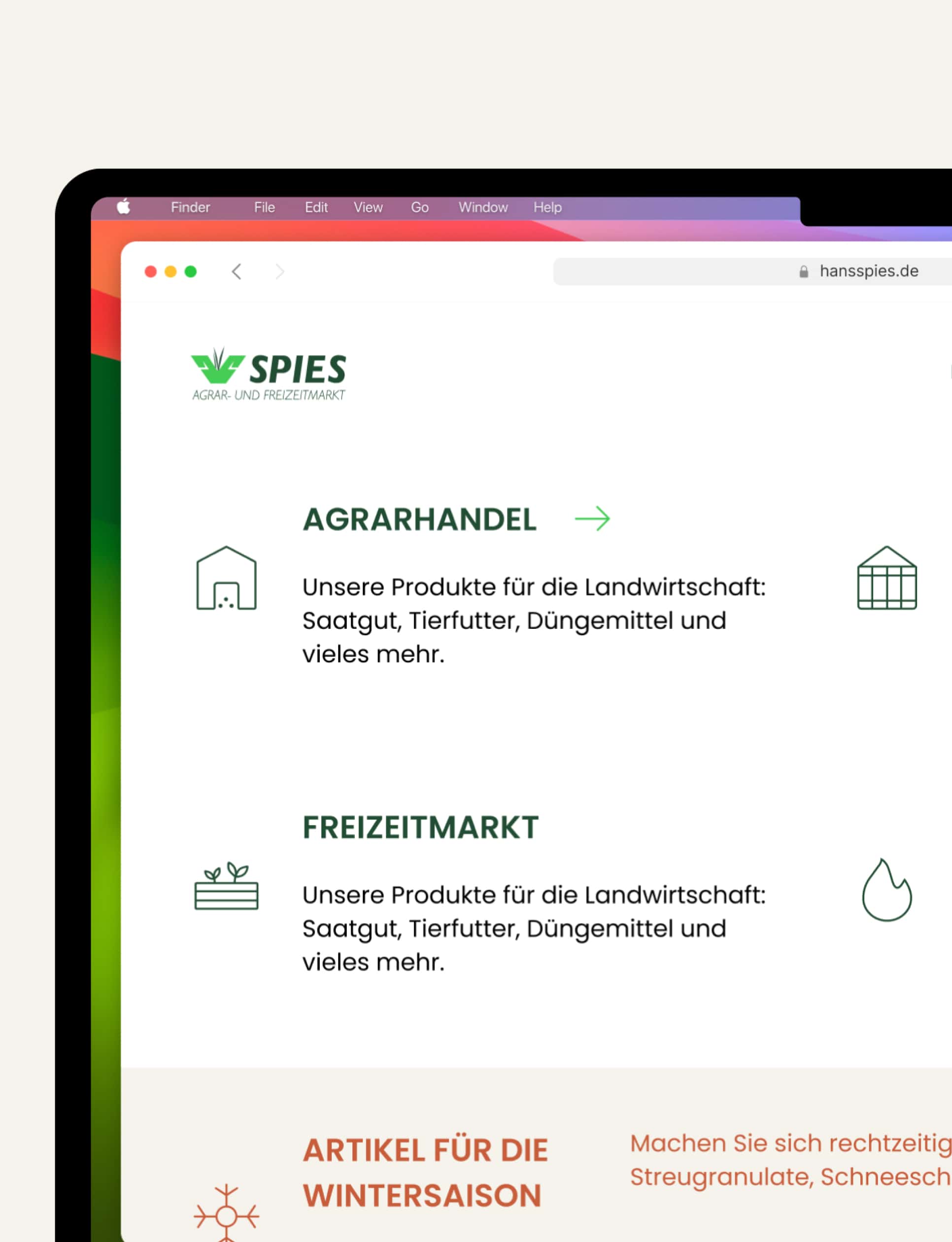 detail screen hans spies