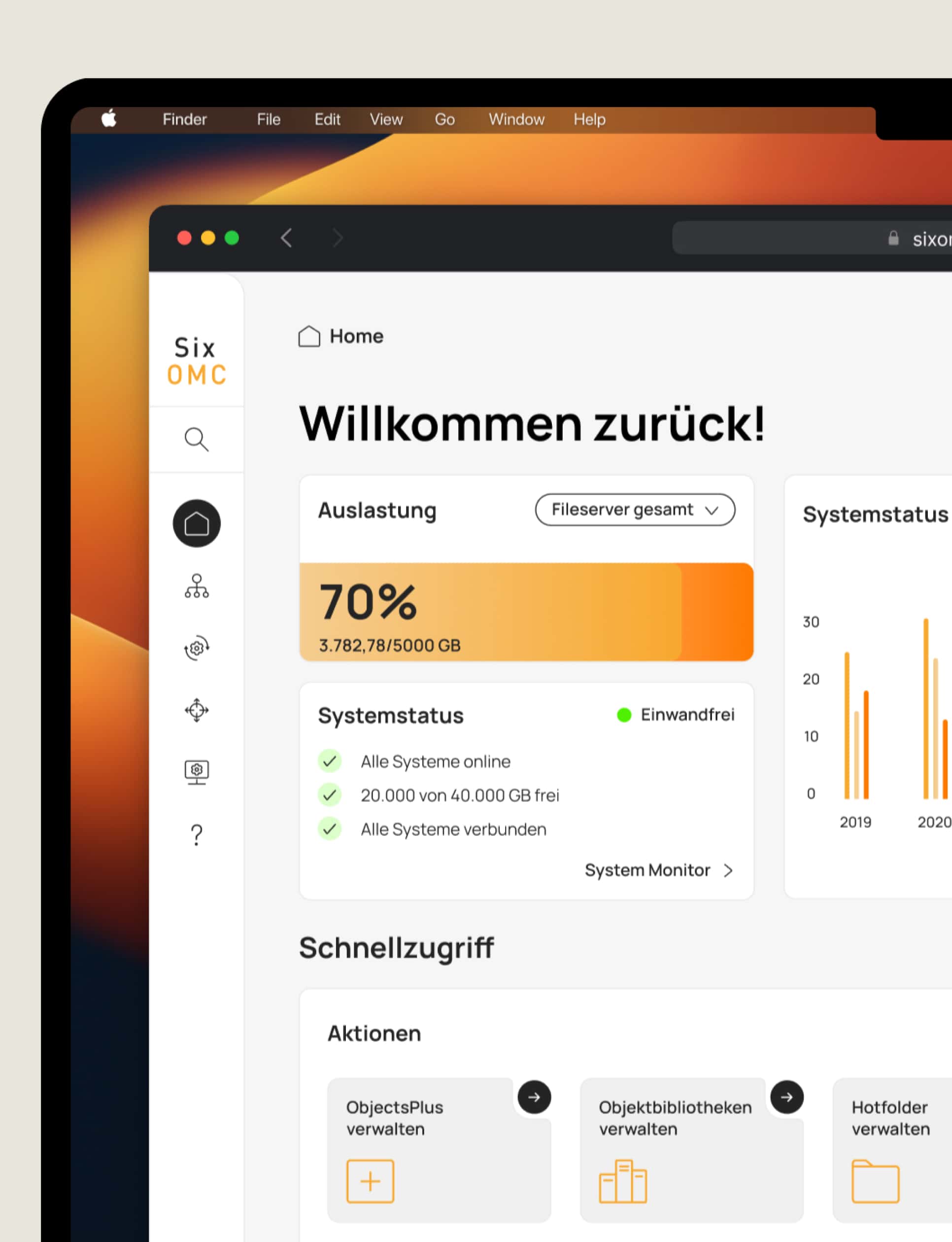 six omc admin hub details 