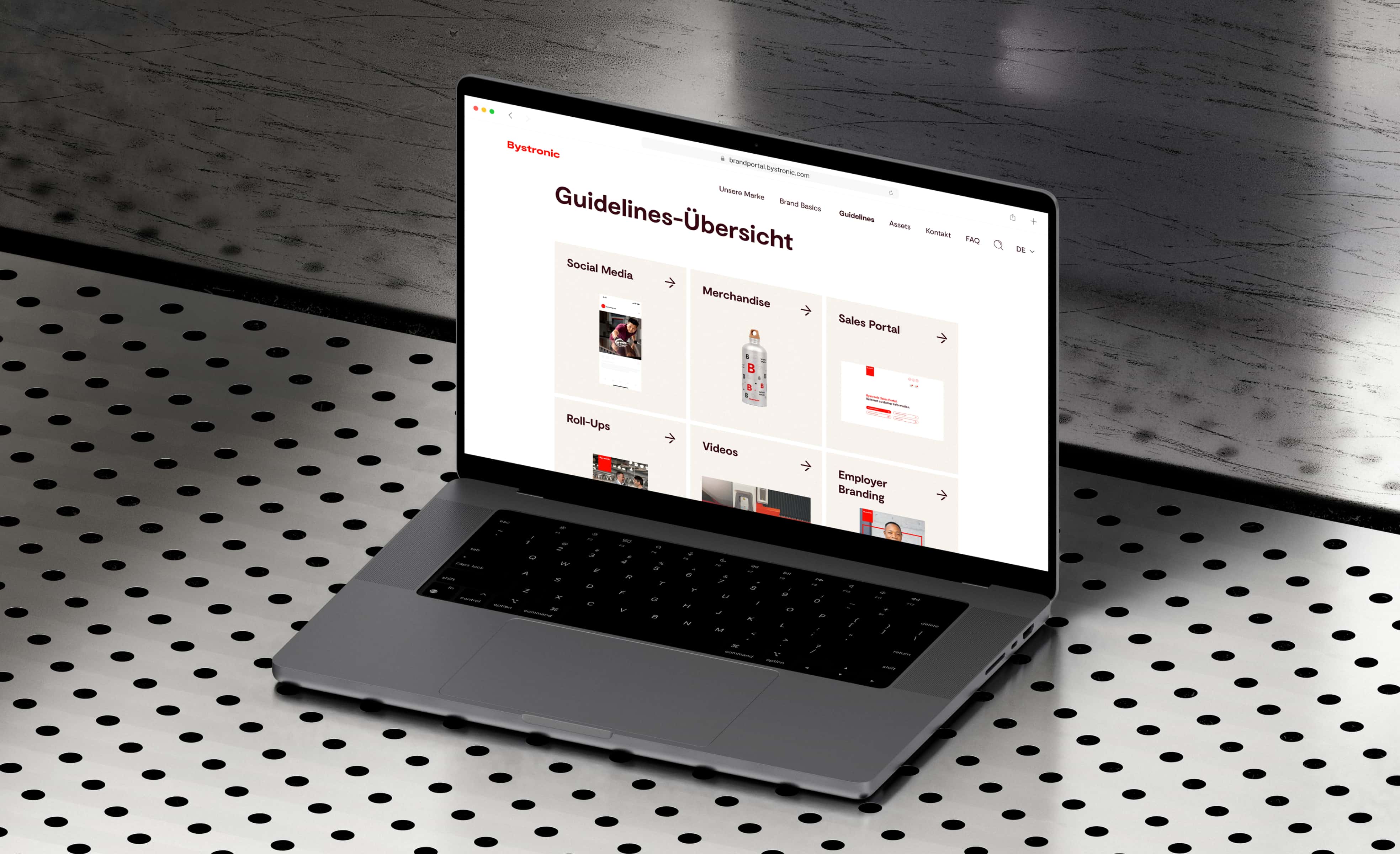 bystronic brand portal device example 