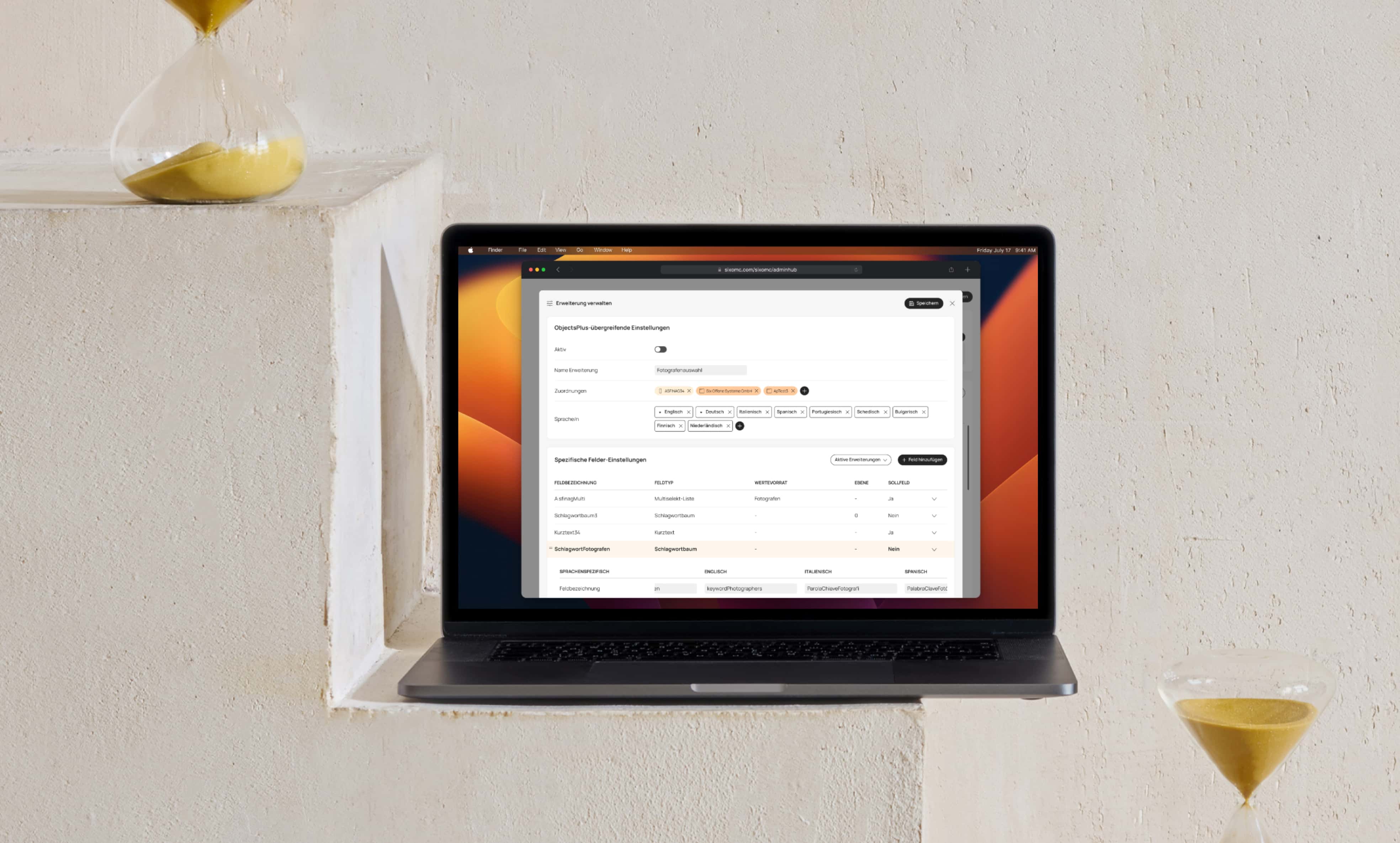 six omc admin hub mood 