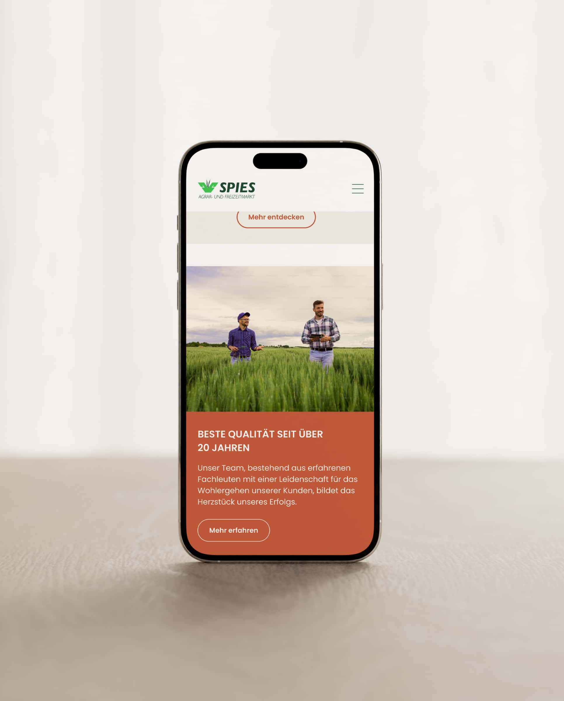 about mobile screen hans spies