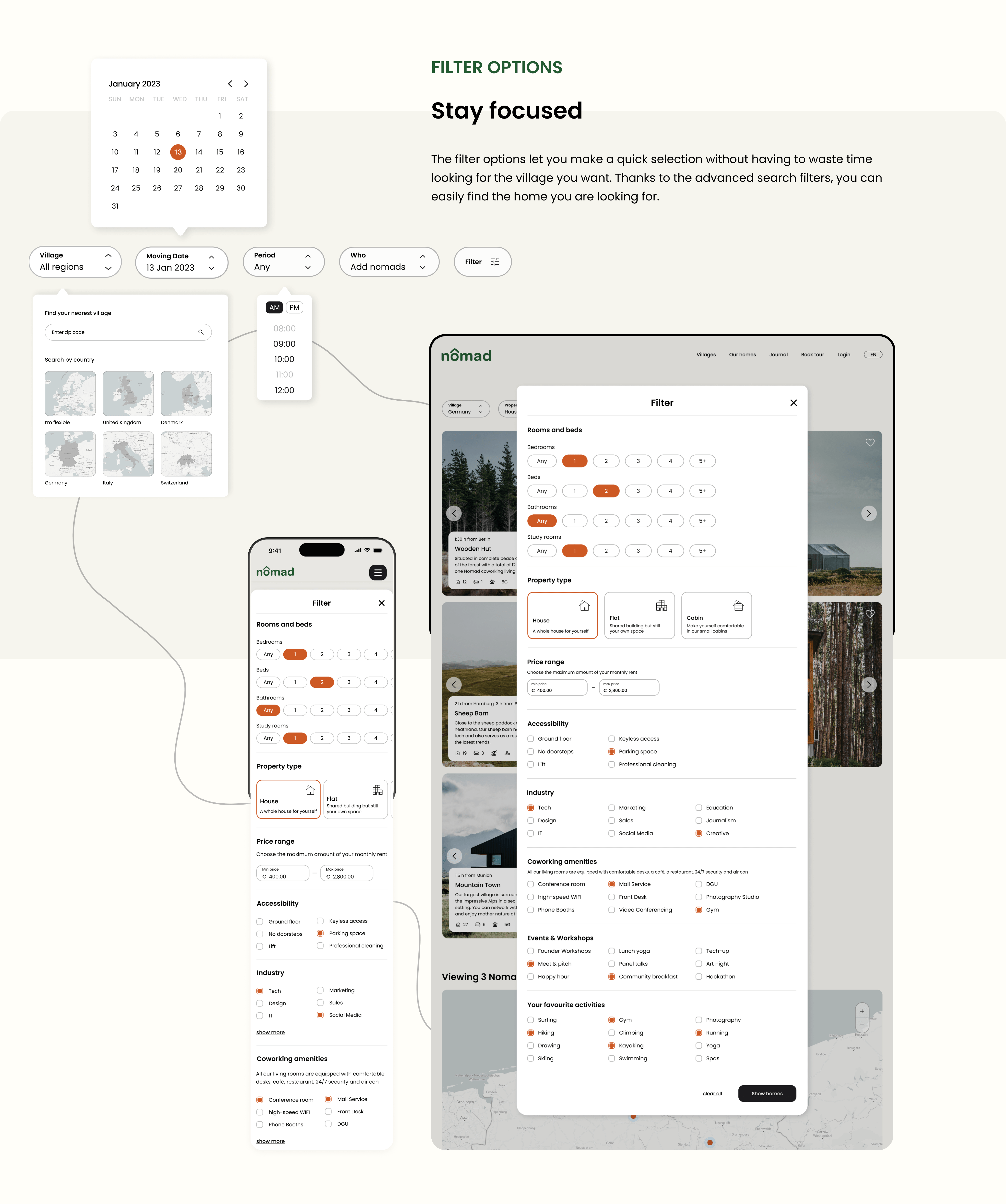 nomad co-working platform desktop 