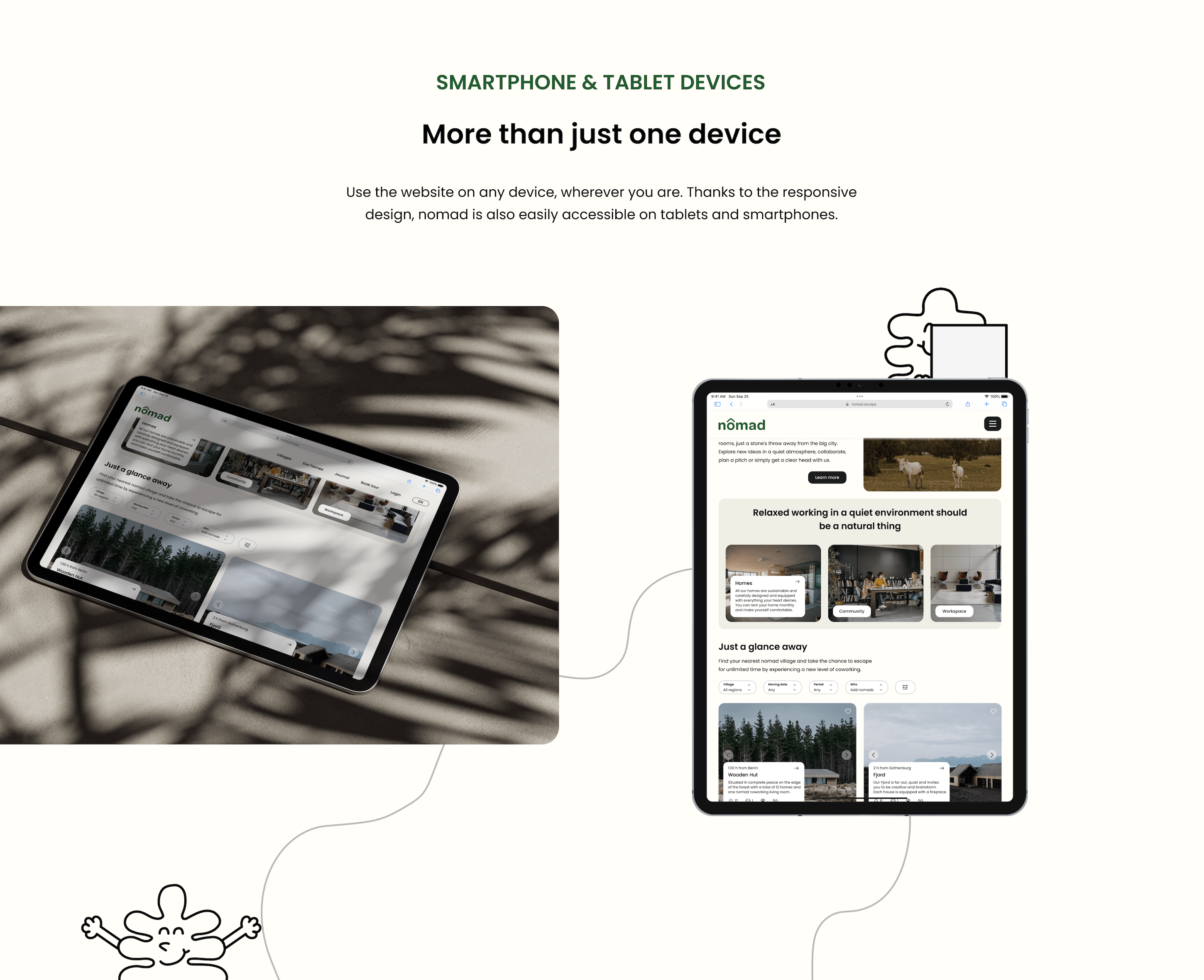 nomad co-working platform desktop 