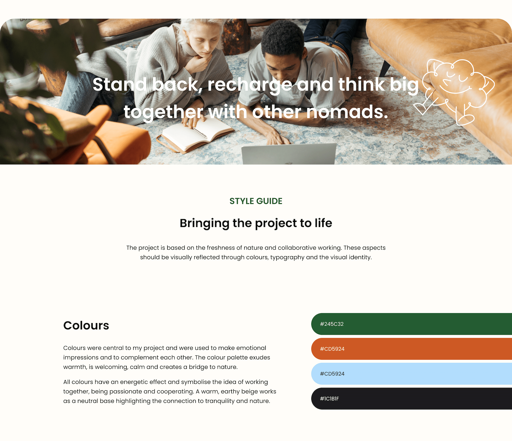 nomad co-working platform desktop 