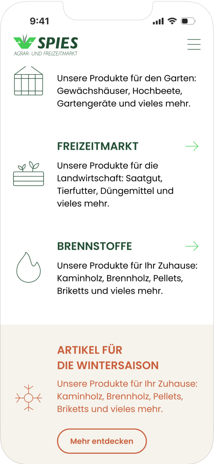 home screen mobile hans spies